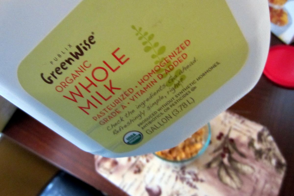 Organic whole milk?
